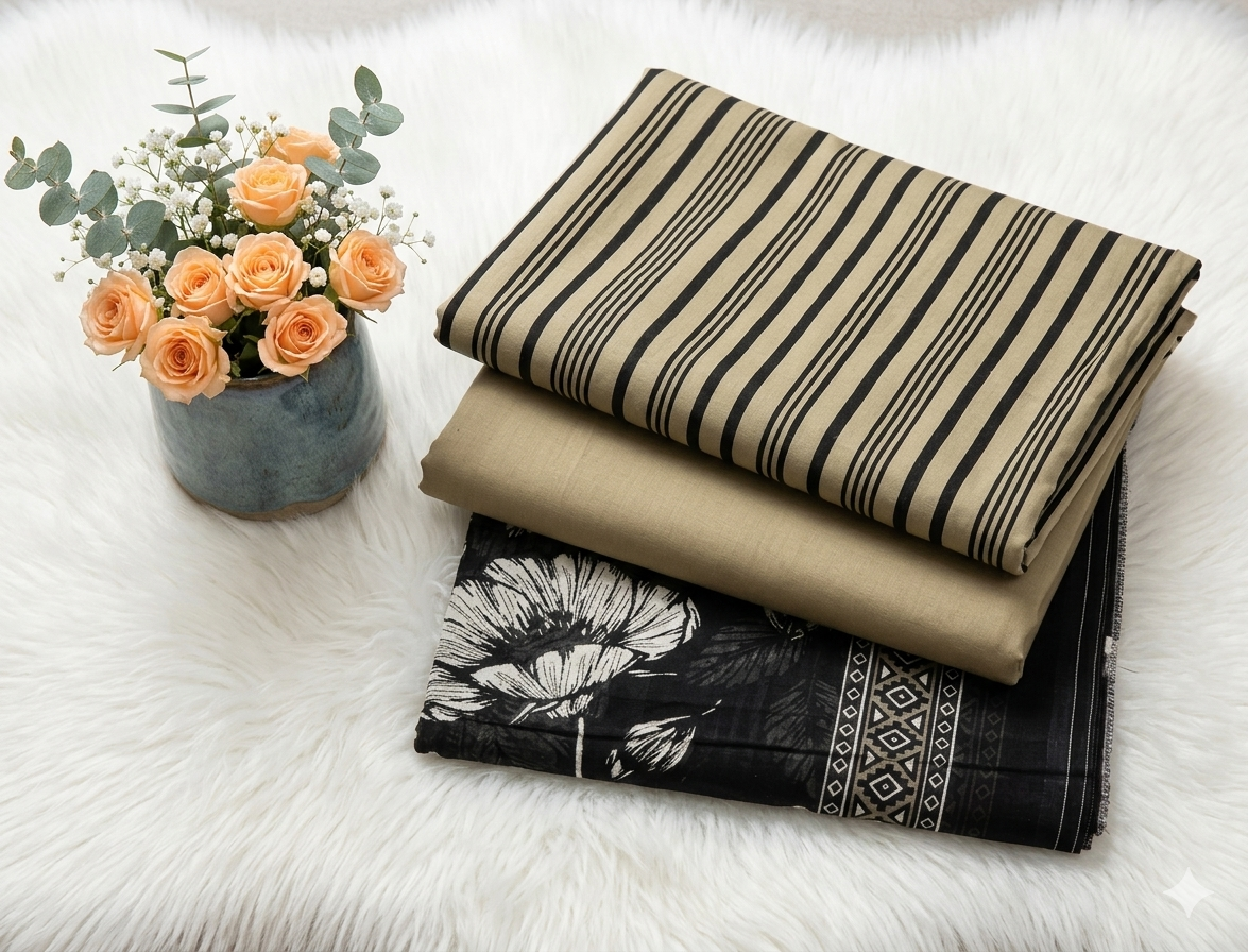 3-Piece Unstitched Summer Lawn
